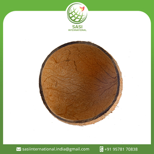 Natural Coconut Shell <b>Bowl</b> Coconut Tableware Unpolished Round <b>Bowls</b> for Fruit <b>Dessert</b> - Product Image 2