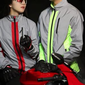 Vestes coupe-vent pour hommes de qualité supérieure logo personnalisé de base uni Fitness Training Running Leisure Sport Hoodie Jacket - Product Image 4