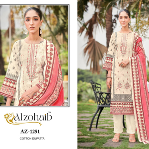 Meilleur coton lourd Salwar Kameez Styles traditionnels avec torsion moderne pour les femmes Meilleur prix indien pakistanais élégant Party Wear - Product Image 1