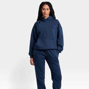 Sweat-shirts à capuche en molleton anti-froissement avec logo personnalisé, 100% coton, manches longues, vêtements d'hiver, sweat-shirts pour femmes de couleur unie personnalisés - Product Image 6