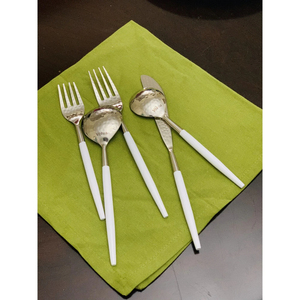 Ensemble de couverts élégant en acier inoxydable avec poignée en os, parfait pour les restaurants, les repas à la maison et les mariages. - Product Image 5