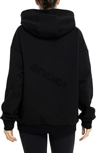 เสื้อฮู้ดกันลมระบายอากาศได้ดี สีพื้น พิมพ์โลโก้ตามสั่งสำหรับผู้หญิง ปี 2025 เหมาะสำหรับใส่ลำลองในฤดูใบไม้ร่วงและฤดูหนาว - Product Image 4