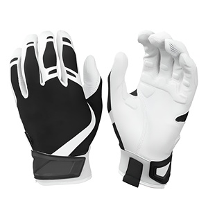 Gants de frappe de baseball QASWA SPORTS pour adultes, en cuir premium, fermeture Velcro, pour les deux mains, ajustement confortable personnalisé, qualité professionnelle - Product Image 6