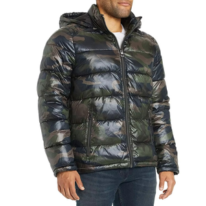 Service OEM Nouvelle Veste Matelassée Homme Design Uni Vêtement d'Hiver Col Montant Veste Matelassée Homme avec Logo Personnalisé - Product Image 5