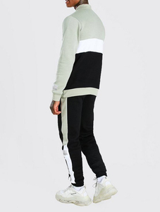 Street Custom 3D Puff Print Men's Winter Sweatpants Set Heavyweight Fleece Full Face Zip Hoodie Jogger <b>Tracksuit</b> Men's 2-Piece - Product Image 2