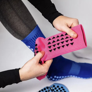 Calcetines Deportivos Juveniles Antideslizantes de Secado Rápido de Alta Calidad, Calcetines de Fútbol de Punto con Agarre, MOQ Bajo, Venta al por Mayor, Temporada de Otoño, OEM - Product Image 5