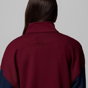 ColorBlock Design Women Sweatshirt For <b>Bulk</b> Orders With Front Zip Pockets For Comfort Casual Wear With Custiom Logo Cheap Rate - Product Image 5