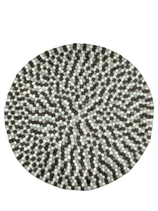 Tapis de sol en feutre 2022 laine naturelle, Design fantaisie, forme ronde, Anti-sommeil, tapis et tapis pour l'intérieur de la maison, meilleure vente - Product Image 4