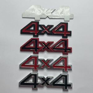 4X4 Off-Road Vehicle 3D Car Sticker <b>Decal</b> for Tailgate and Grille Black Universal Fit - Product Image 4