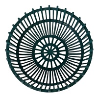 Pots de haute qualité en plastique PP noir pour plantes d'orchidées, fournitures de jardin zen asiatiques, logo personnalisé, nouvelle production pour usage domestique - GL-B30