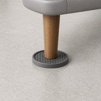 Patins de protection ronds en caoutchouc gris alvéolé antidérapants pour pieds de chaise et de table CN