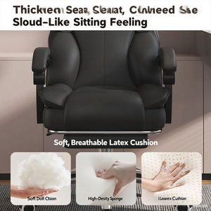 Chaises confortables de patron de PDG de jeu de course chaise de <span class=keywords><strong>bureau</strong></span> inclinable pivotante moderne avec repose-pieds chaises de jeu Sillas <span class=keywords><strong>Gamer</strong></span> Pro - Product Image 4