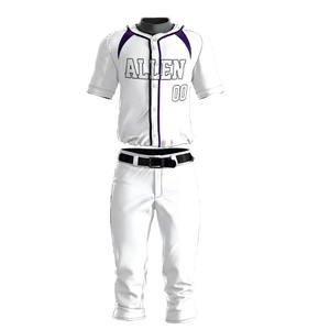 2025 dernière conception votre propre sublimation maillot Baseball uniforme ensemble équipe porter en gros jeunesse Baseball uniforme - Product Image 1