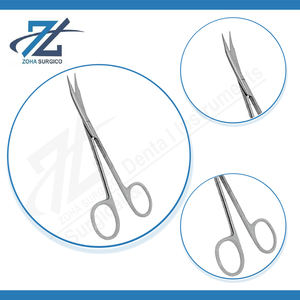 สตีเวนส์กรรไกรตัดไทเทเนียมแบบโค้ง/คม140มม. ทำจากสเตนเลสสตีลคู่มือสำหรับการผ่าตัดเครื่องมือที่ผ่านการรับรอง CE คุณภาพสูงจากปากีสถาน - Product Image 4