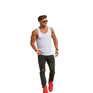 <b>Mens</b> Classic <b>Tank</b> <b>Top</b> Sleeveless Undershirt Soft Breathable Cotton Daily Wear for Wholesale Buyers Manufacturer Supply - Product Image 5