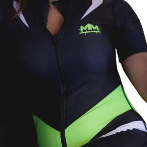 Women Performance Sports Jumpsuit One Piece Stretch Fit Bodycon Activewear Workout Training Romper - Product Image 3