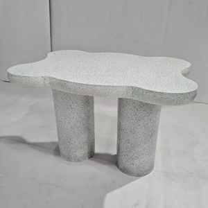 Mesa de centro con acento de hierro tallado de estilo moderno hecho a mano, diseño moteado, novedad, decoración creativa para el hogar, bodas, India SH - Product Image 3