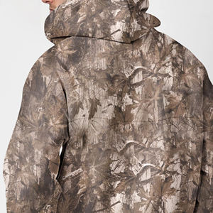 Sudadera con Capucha Extra Grande de Camuflaje para Hombre, Diseño Estampado de Jungla, Hombros Caídos, Manga Larga, Transpirable - Product Image 6
