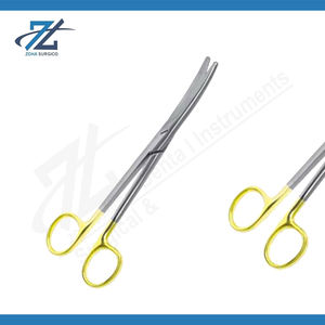 Manual de alta calidad Mayo tijeras curvadas 160mm acero inoxidable quirúrgico CE certificado instrumentos hechos en Pakistán - Product Image 2