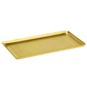 High Quality Metal Gold <b>Tray</b>, <b>jewelry</b> <b>Tray</b> , Serving <b>Tray</b> Rectangle Shape for Home & Hotel Tabletop Food & Drinks Serving <b>Trays</b> - Product Image 2