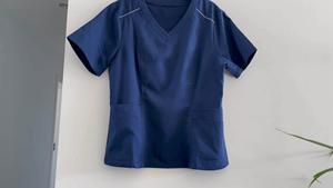 2025 OEM Service New Trend Modern Athletic <b>Scrub</b> <b>Set</b> for Women - Modern V-Neck <b>Scrub</b> Top Yoga <b>Scrub</b> Pants - Product Image 5