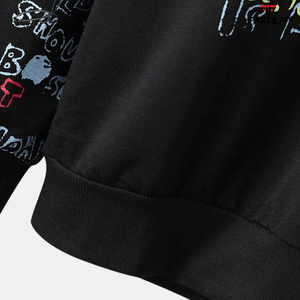 เสื้อฮู้ดแฟชั่นสำหรับผู้ชายเสื้อสวมหัวออกแบบโลโก้ได้ตามต้องการสไตล์ใหม่ - Product Image 5