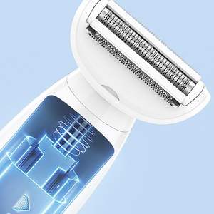 Depiladora Eléctrica Húmeda/Seca para Mujer con Doble Cuchilla, Carga USB, Pantalla LED, Resistente al Agua, para Depilación Corporal y de Bikini - Product Image 1