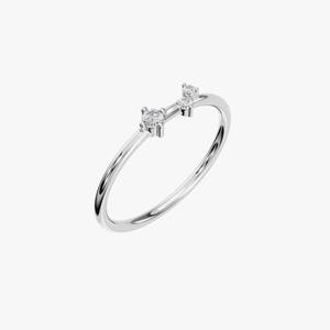 แหวนเงินแท้ 925 ประดับเพชรโมอิสซาไนต์ ของขวัญสำหรับเธอ สำหรับทำเครื่องประดับ - Product Image 1