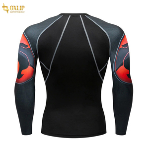 Rashguard de compression long en Spandex respirant pour homme, sur mesure, haute qualité, best-seller, vente en gros, personnalisable par sublimation, collection 2022 - Product Image 3