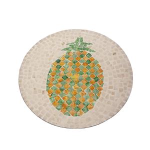 Round Shell Inlay Mother Pearl MDF <b>Placemats</b> Eco-Friendly 10MM Thick 330mm Diameter for <b>Dining</b> <b>Table</b> Kitchen Collection Vietnam - Product Image 1