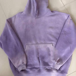 Sudadera con Capucha de Felpa Lavada al Ácido para Hombre, Diseño Personalizado de Moda, 100% Algodón, Impresión Abultada, Estilo Urbano Holgado - Product Image 1