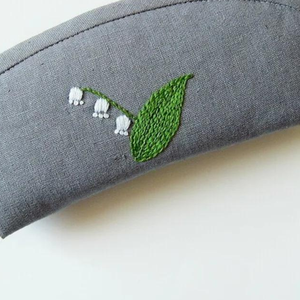 Hand Embroidered Linen Bag With Embroidery Different Colors Linen <b>Backpack</b> 100% Soft Washed Linen OEM Made in Vietnam - Product Image 5