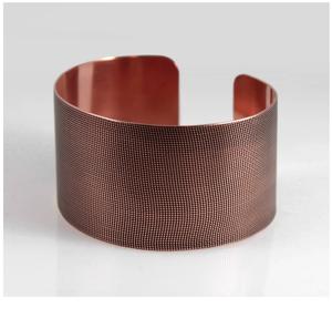 2027 Alaska Romania <b>Dragonfly</b> Copper Vintage Rose Bracelet <b>Jewelry</b> Carved Flower Bangle Bracelet Vintage heavy weight bracelet - Product Image 6