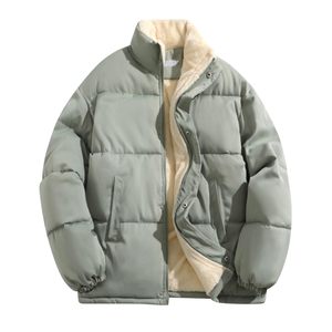 Manteau d'hiver pour homme, épais, imperméable, coupe-vent, respirant, pliable, chaud, rembourré en coton, veste matelassée avec logo sur le devant - Product Image 2