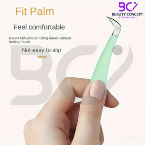 แหนบต่อขนตาความแม่นยำสูง 35 45 90 องศา ทำจากสแตนเลส มีสีและรูปทรงให้เลือก ชุดอุปกรณ์ต่อขนตาปลายแหลมไฟเบอร์ - Product Image 2