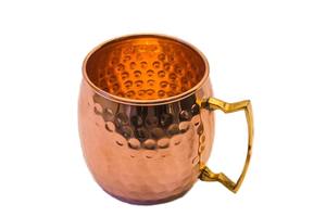 Tazas de cerámica de cobre modernas de alta calidad con patrón martillado, duraderas y al mejor precio para cócteles y bebidas de la India - Product Image 3