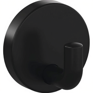 HEWI Single Hook 477.90B010 Deep Black Matt Projection 45mm Polyamide 90 <b>Wall</b> Hooks & Coat Racks 50mm - Product Image 3