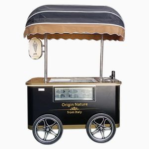 รถเข็นไอศกรีม FAM2968 แบบกำหนดเอง สไตล์อิตาเลียนหรูหรา ทันสมัย โครงเหล็กเคลือบผงแบบรักษ์โลก โครงสร้างสแตนเลส ใช้งานง่าย - Product Image 5