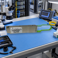 C100QSFPCWDM400B 100G QSFP28 CWDM4 2km Modul Transceiver Optik