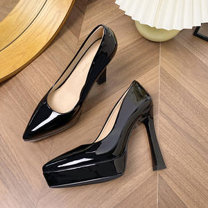 Sandalias de Tacón Alto de Moda para Mujer, de Alta Calidad, de Cuero Genuino, Versátiles, Cómodas e Informales - Product Image 2