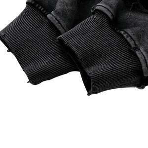 เสื้อฮู้ดผู้ชายผ้าคอตตอนโอเวอร์ไซส์ผ้า100% สตรีทแวร์ผ้าคอตตอนซักได้โลโก้ออกแบบได้ตามที่ต้องการ - Product Image 5