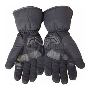 Guantes de moto de protección de mano de dedo completo de cuero suave Guantes de carreras de motos transpirables - Product Image 3