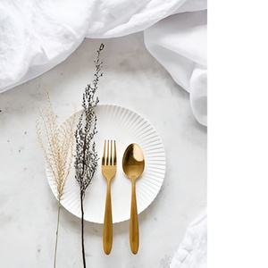 Cubiertos de bajo precio y la mejor calidad para la decoración del hogar Juego de cuchara y tenedor de latón disponible directamente de artesanos - Product Image 1