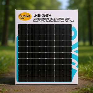 แผงโซลาร์เซลล์แบบโมโนคริสตัลไลน์ PERC ฮาล์ฟเซลล์ รุ่น LNSK-365M ยี่ห้อ Sunlike Solar - ได้รับการรับรองมาตรฐาน TUV พร้อมกระจกด้านหน้า บรรจุในพาเลท - Product Image 3