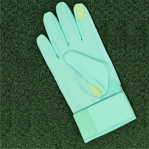 Custom Design Baseball <b>Batting</b> <b>Gloves</b> OEM Design Softball <b>Gloves</b> Perfect Grip Leather Full Finger <b>Batting</b> Customized Logo - Product Image 4
