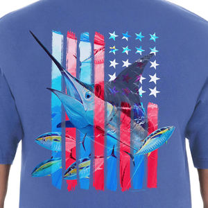 Meilleures ventes de chemises de pêche à manches courtes en polyester à séchage rapide pour hommes, avec logo personnalisé, impression par sublimation, vêtements de pêche à bas prix - Product Image 3