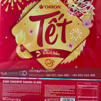 Venta al por mayor marshmallow Chocolate Pie Chocopie Orion Chocopie Sakura Peach 360g