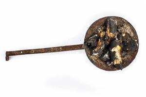 Quemador de Incienso Bakhoor con Mango de Madera, Diseño Fabuloso de Alta Calidad, Color Dorado Metálico, Quemador de Incienso Decorativo para Festivales y Eventos - Product Image 3