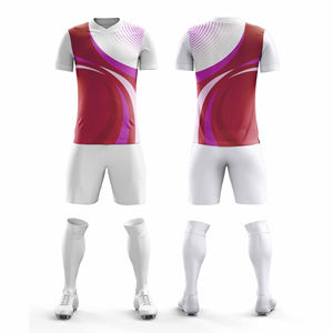 Ensemble d'uniformes de football haute performance pour les équipes et les clubs en bleu |   Uniforme de football pour équipe, tailles hommes, femmes et jeunes, design unique - Product Image 3