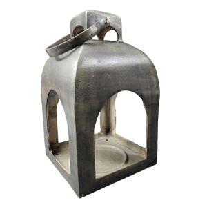 Linterna de aluminio hecha a mano duradera, arte de Metal de aspecto antiguo para decoración Interior del hogar, exhibición festiva de manto de mesa de Navidad - Product Image 1